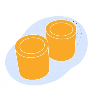 Капролоновая втулка 240х1400 мм кремовая ПА 6