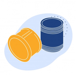 Муфта БТС 340х203 мм Д ст10 ГОСТ 632-80