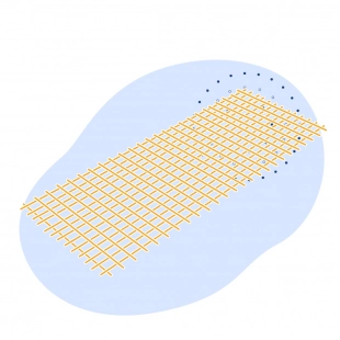 Сетка стальная кладочная 50x50x5 мм 2х3 Вр1 ГОСТ 23279-2012