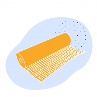 Стальная штукатурная сетка 0.55х0.28 мм Ст20 ГОСТ 3826-82
