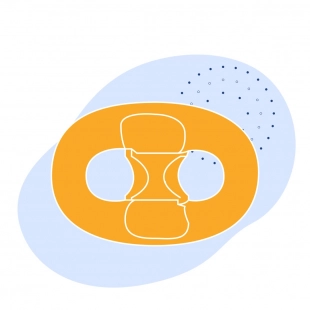 Звено Кентера соединительное якорной цепи ГОСТ 228-79 76x456x304x319x115 мм