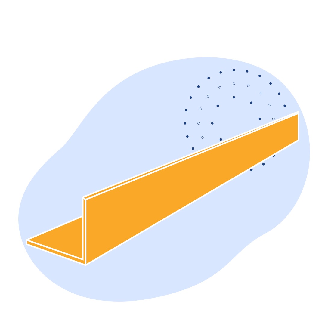 Уголок алюминиевый косоугольный фитинговый 65х32х4 мм АК4 ГОСТ 13618-97