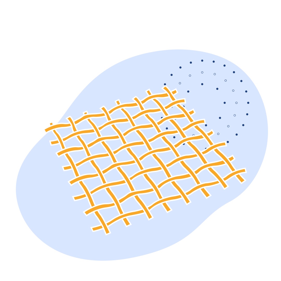 Стальная плетеная сетка квадратная 45х3 мм ст3 ГОСТ 5336-80