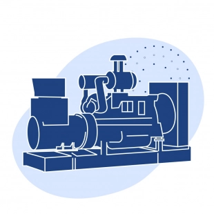 Дизель-генераторная установка 3008 series 1200 об/мин 700 кВт