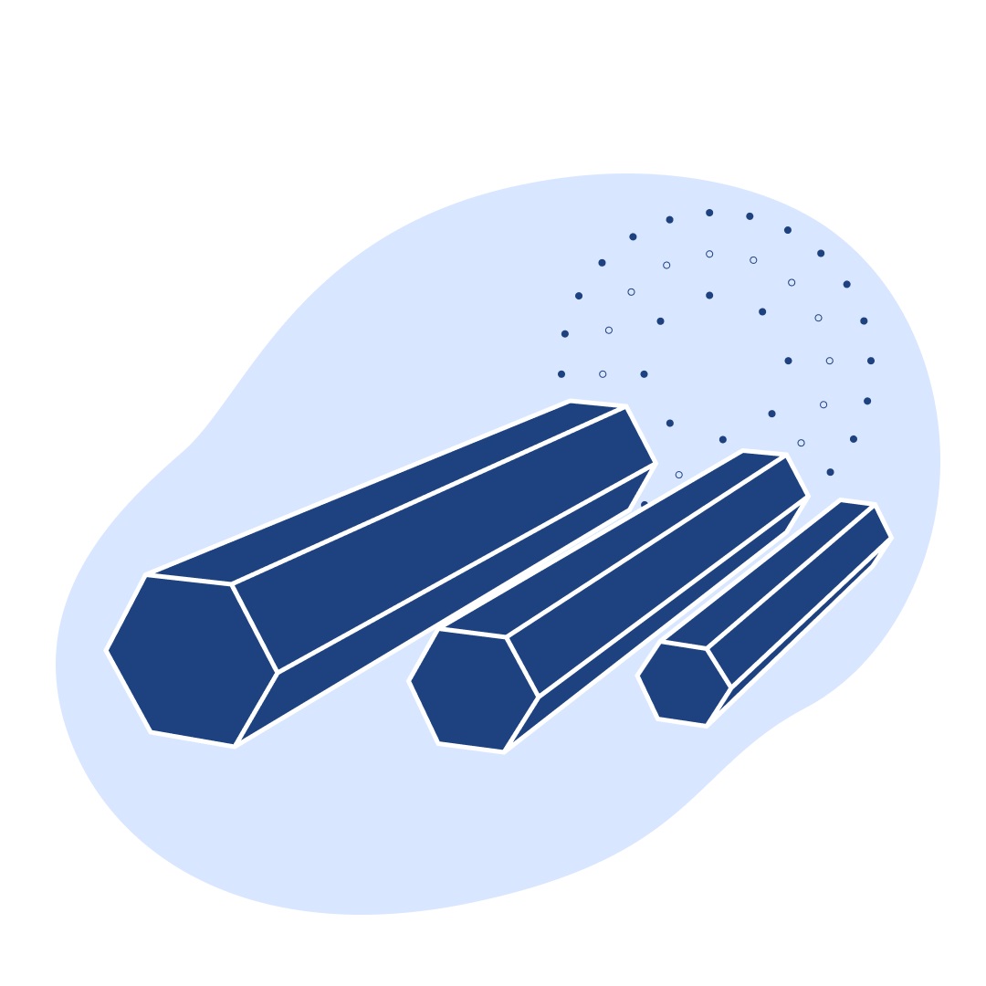 Шестигранник нержавеющий 70 мм AISI 321 ГОСТ 18968-73