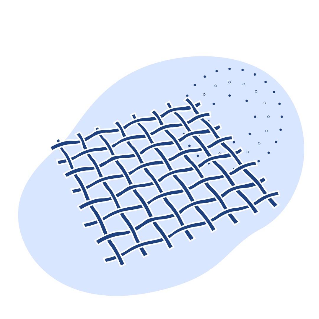 Стальная плетеная сетка квадратная 45х3 мм ст3 ГОСТ 5336-80